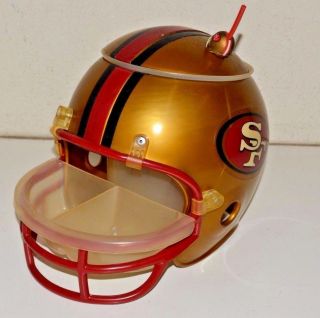 Vintage San Francisco 49ers Nfl Football Helmet Ice Bucket Chips N Dip Rare P&k