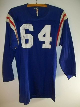 Vintage 1960’s York Giants 64 Jersey Shirt Size Large L Medium M