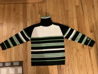 Vintage Arctic Wear Arctic Cat Enterprises Sweater Medium Green Black