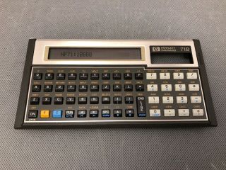 Hp 71b Hewlett Packard Calculator Hp - 71b Version 1bbbb