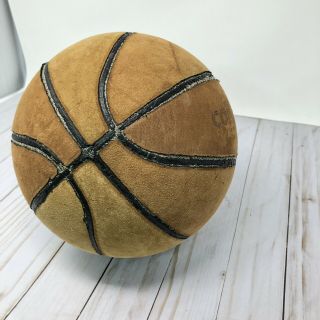 Vintage Mikasa Leather Basketball Ball Cool Sports Decor