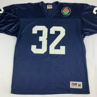 Vtg 90s Penn State Psu Ki - Jana Carter 1995 Rose Bowl Football Jersey Sz 48 Xl