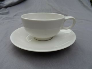 4 Vintage Peter Terris Cup Saucer Set Real China For Everyday Shenango Mcm
