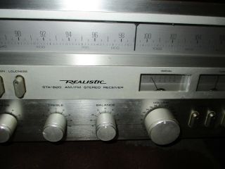 Realistic STA - 820 AM/FM Stereo Receiver Great 4