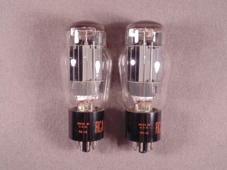 2 6AS7G RCA 1960s HiFi Ham Radio Amplifier Vacuum Tubes Matching Codes 66 - 13 2