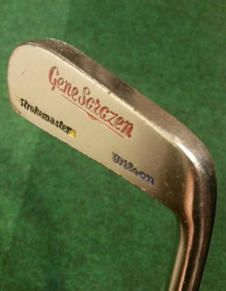 Vintage Wilson Gene Sarazen Strokemaster Heel Shafted Putter Golf Club 35 1/2 "