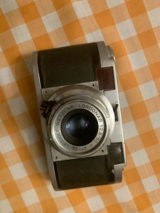 Wetzlar Lordomat 35mm Range Finder Camera W/ F/2.  8 50 Mm Lordonar