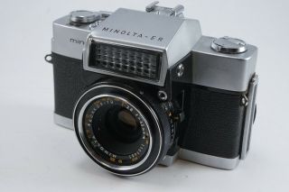 GOOD Minolta Minolta - ER 35mm SLR Film Camera w/ Rokkor 45mm f2.  8 Lens 3