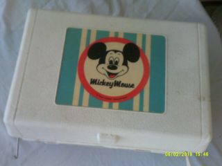 Non - Mickey Mouse Vintage Portable Record Player