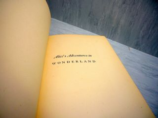 Vintage ALICE ' S ADVENTURES IN WONDERLAND JOHN TENNIEL ILLUSTRATIONS 1941 4