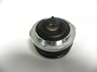Vtg Olympus OM - System Zuiko Auto - W 35mm F/2.  8 1:2.  8 Camera Lens & Case (A25) 7