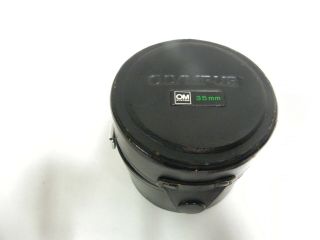 Vtg Olympus OM - System Zuiko Auto - W 35mm F/2.  8 1:2.  8 Camera Lens & Case (A25) 8