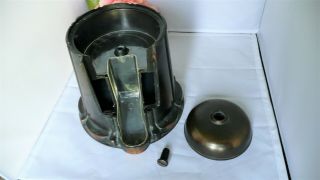 Vintage Bubblegum Machine Replacement Parts - Bronze Cast Aluminum Base And Cap