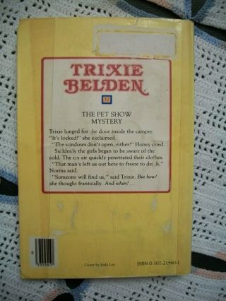 Trixie Belden 37 - The Pet Show Mystery (Square PB Edition) Ex - Library 2