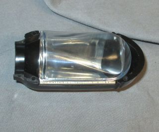 Vintage Singer 66 15 - 91 Sewing Machine Lamp Light Shroud Cover Glass Lens 1950 ' s 6