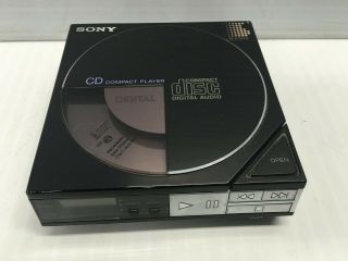 Vintage 1985 SONY D - 5 CD Compact Player Discman Japan AC Adapter 2