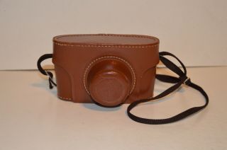 Kodak Pony 135 Model C Vintage 35mm Film Camera W/ Leather Field Case VGC 2