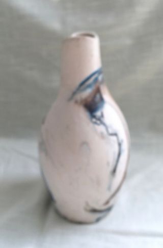 Vintage Nemadji Swirl Pottery Double Spout Wedding Vase 5