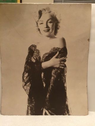 Marilyn Monroe In Sexy Lace Lingerie 1954 Vintage Poster 20 " X 16 "