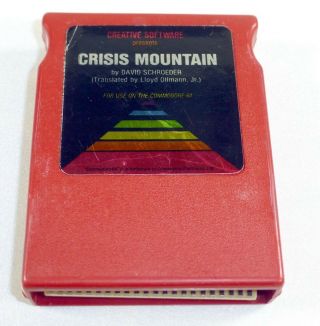 Commodore 64/128: Crisis Mountain - C64 Cartridge - - Very Rare