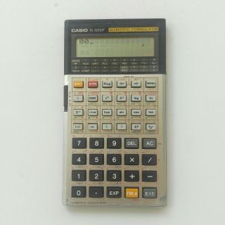 Vintage Casio Fx - 5000f Scientific Formula 128 Calculator