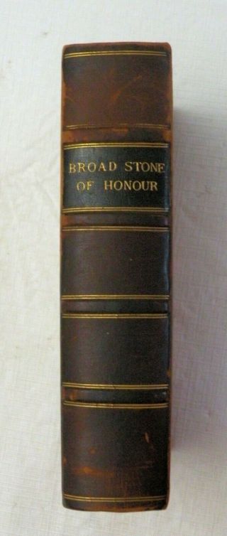 1823,  The Broad Stone Of Honour By Kenelm Digby,  Rare 2nd Ed Leather Vg