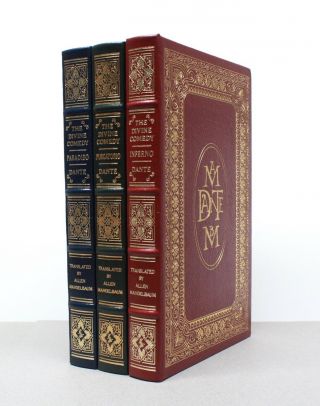 The Divine Comedy By Dante Easton Press Leather - Bound 3 Volume Set Barry Moser