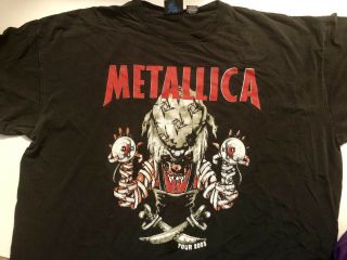 Vintage Metallica T Shirt Xl