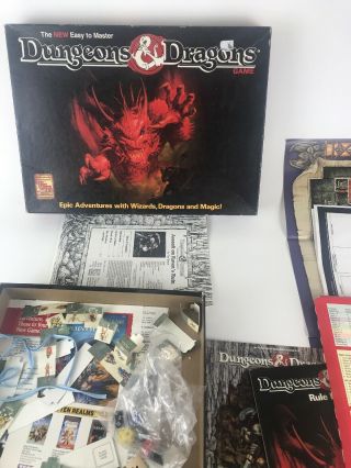 TSR Boardgame Dungeons & Dragons Board Game Vintage 1991 D&D 3