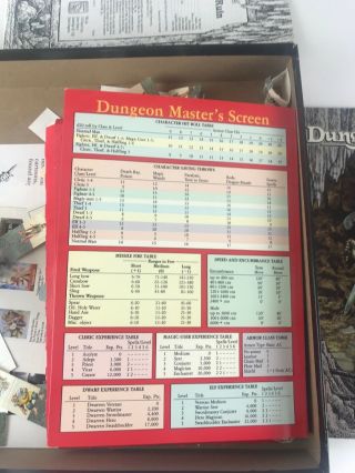 TSR Boardgame Dungeons & Dragons Board Game Vintage 1991 D&D 6