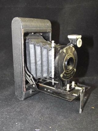 1928 Vintage Vest Pocket Kodak Model B Autographic Folding Camera W/stylus