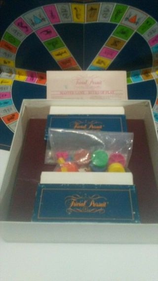 1981 Trivial Pursuit Master Game Genius Edition Trivia Board Complete Vintage