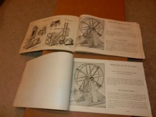2 Gilbert Erector 8 1/2 Ferris Wheel Set Manuals,  Early 1950 ' s Vintage,  Orig 2