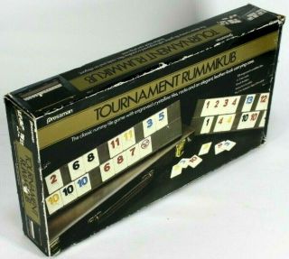 Vintage 1986 Tournament Rummikub With Travel Case By Pressman Complete
