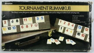 Vintage 1986 Tournament Rummikub With Travel Case by Pressman COMPLETE 2