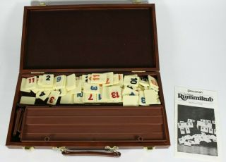 Vintage 1986 Tournament Rummikub With Travel Case by Pressman COMPLETE 3