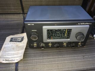 Vintage Hallicrafters S - 53a Shortwave - Ham Radio Receiver