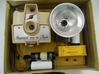 Vintage 1950 ' s Imperial Mark Xii Synchronized Flash Camera Box/Booklet 2