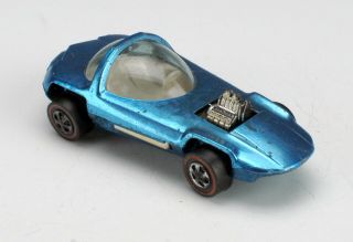 Vintage 1967 Mattel Hot Wheels Redline Lt Blue Spectraflame Silhouette