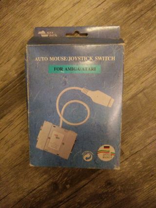 Alfa Data Auto Mouse/joystick Switch For Amiga Nib