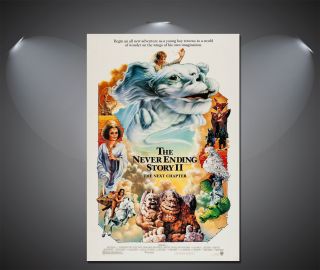 The Never Ending Story Ii Vintage Movie Poster - A1,  A2,  A3,  A4 Sizes Available