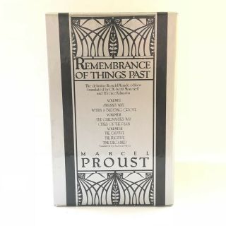 Marcel Proust Remembrance Of Things Past 1982 Vintage 3 Volume Set Softcover