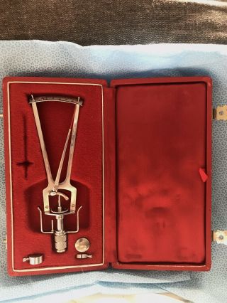 Vintage Schiotz Tonometer Germany With Case