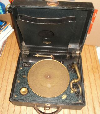 Vintage Rca Victrola Portable Phonograph Turntable Record Player