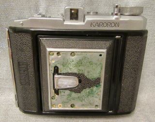 Kuribayashi - Karoron Variant Folding Camera With Case (1949 Japan)