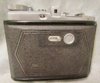 Kuribayashi - Karoron Variant Folding Camera with Case (1949 Japan) 3