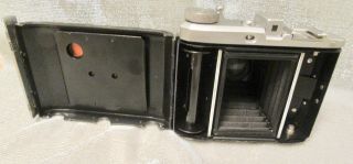 Kuribayashi - Karoron Variant Folding Camera with Case (1949 Japan) 6