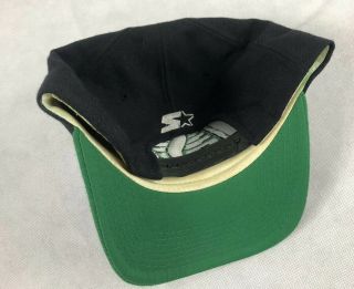 Vintage Saskatchewan Roughriders CFL Football Starter Script Snapback Hat 3