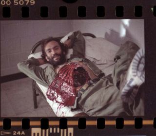 Ha22l Vintage Day Of The Dead George Romero Movie Torso Rib Bone Negative Photo