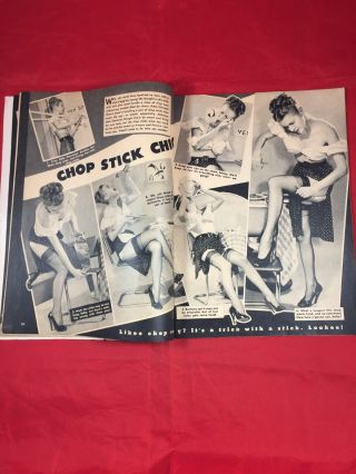 Vtg Wink Mag 1949 Peter Driben Sweet Guendoline Cheesecake Risqué Girlie Pinups 4